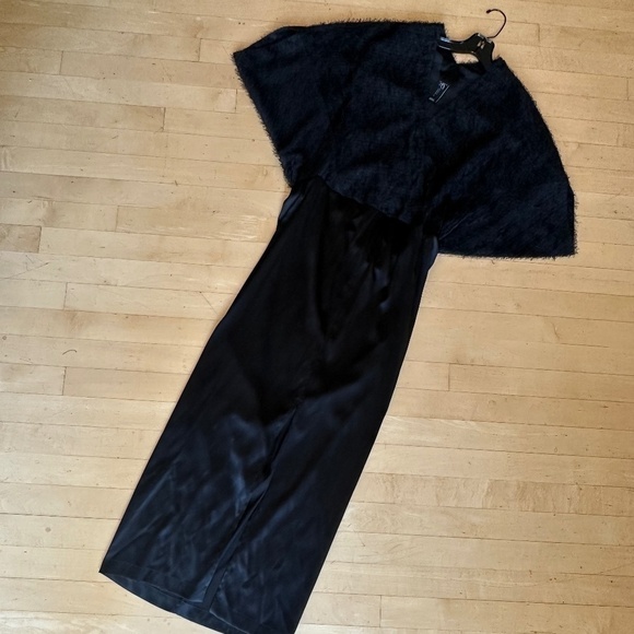 Zero + Maria Cornejo  Black wrap maxi dress, 2,   GD1066 - Picture 1 of 11